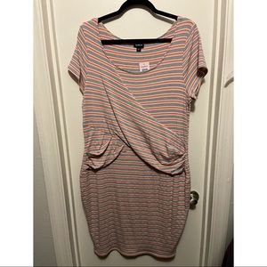 Torrid Fitted Wrap Dress